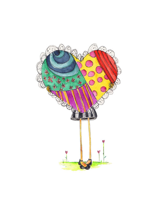 Quilted Heart Valentine Set