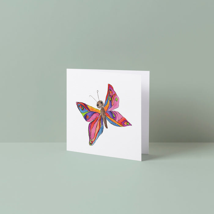 Butterfly teeny card