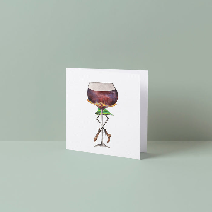 Wino teeny card