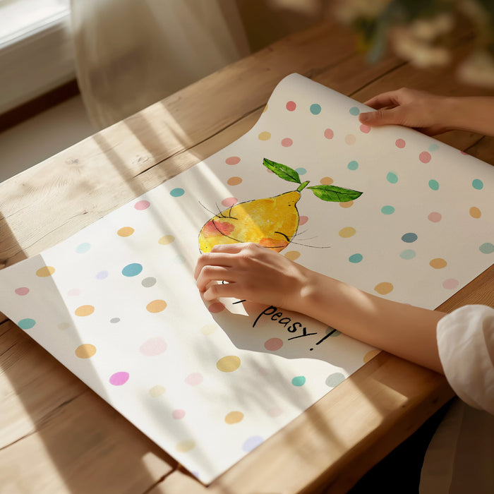 Easy Peasy Art print