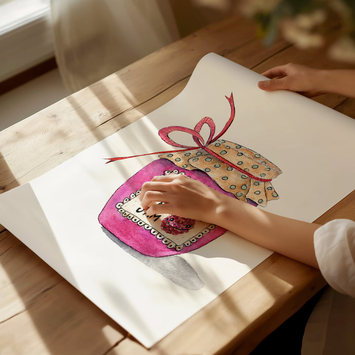 Jam Jar Art print