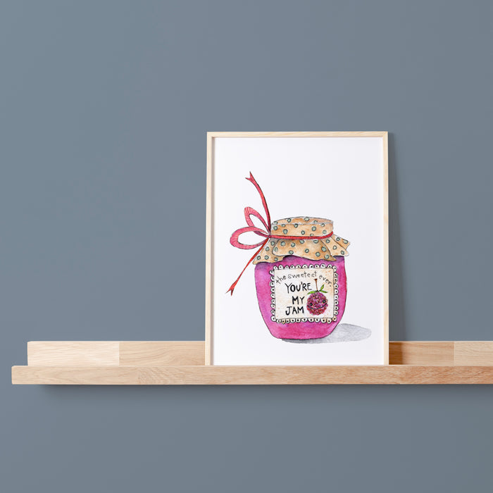 Jam Jar Art print
